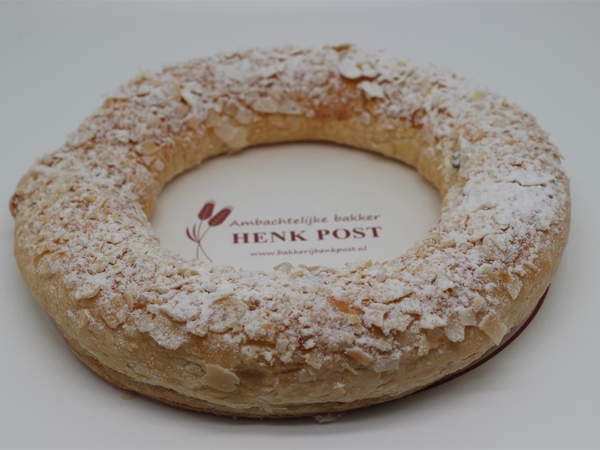 Amandelkrans met deco 500gr.